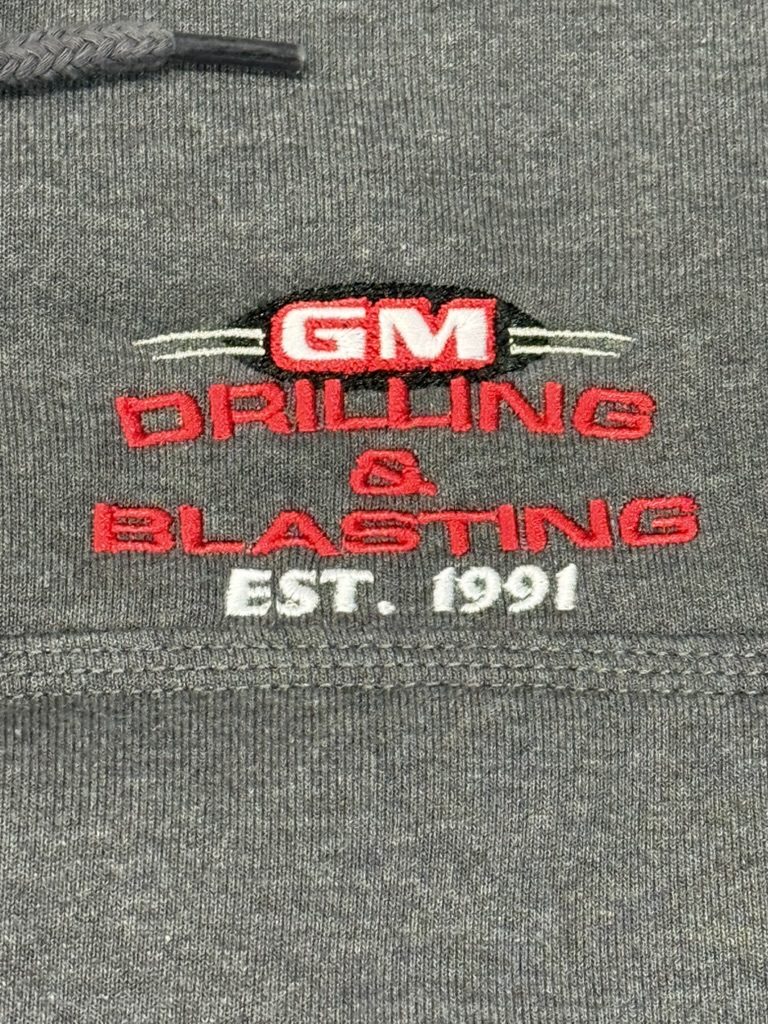 GM Drilling and Blasting chest logo